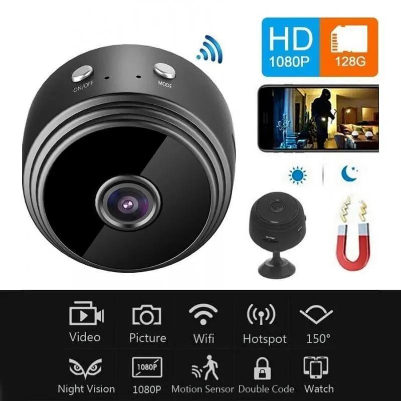 WiFi Remote Surveillance Camera Black ABS Lightweight