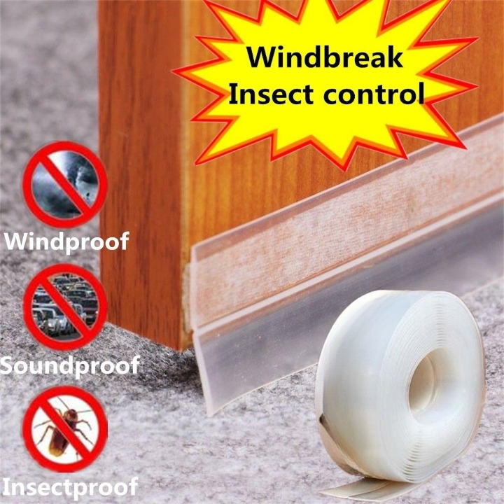 2M Self-Adhesive Door Window Seal Strip Soundproof Weatherproof Tape