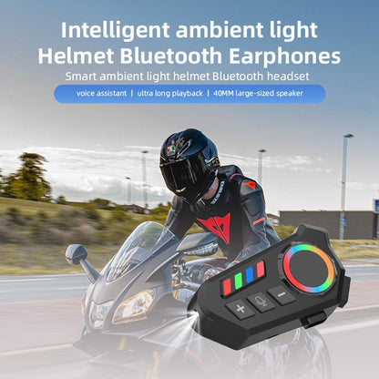 Motorcycle Helmet Bluetooth 5.3 Headset – Waterproof Noise Reduction Headphones