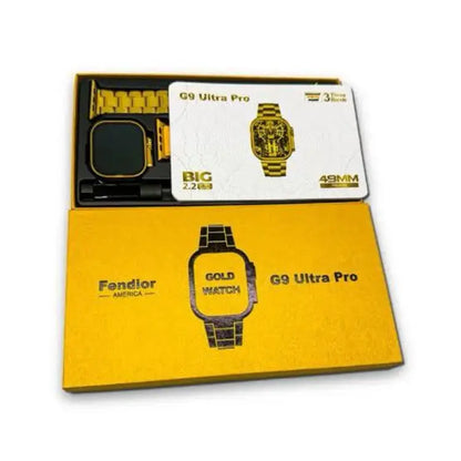 G9 Ultra Pro Gold Edition Smart Watch with Qdfit App