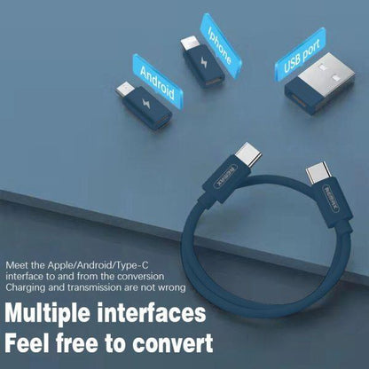 5-in-1 60W Fast Charging Cable Set Black