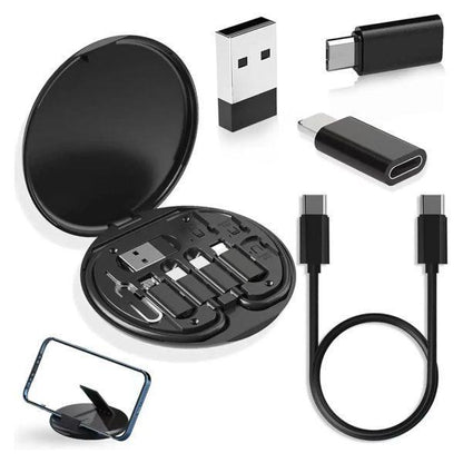 5-in-1 60W Fast Charging Cable Set Black