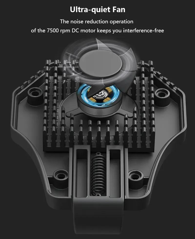 Premium Phone Cooler with Silent Cooling for Gaming & Work