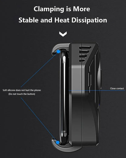 Premium Phone Cooler with Silent Cooling for Gaming & Work