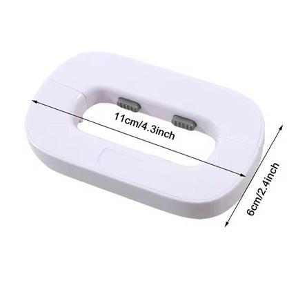 White Compact Drawer Lock for Home Security