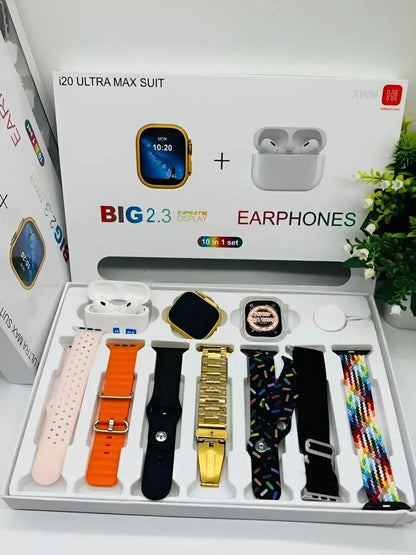 Smart Watch I20 Multicolor Bluetooth with Earphones