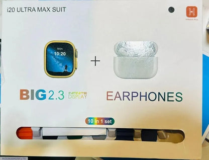 Smart Watch I20 Multicolor Bluetooth with Earphones