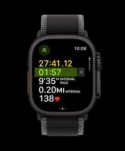 Apple Watch Ultra 3 Grey Silicone Strap