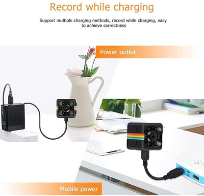 Mini Clear Vision Security Camera with 32GB SD Card & USB