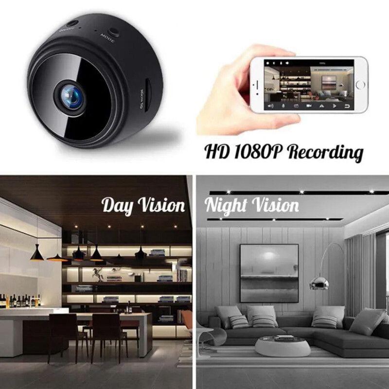 WiFi Remote Surveillance Camera Black ABS Lightweight