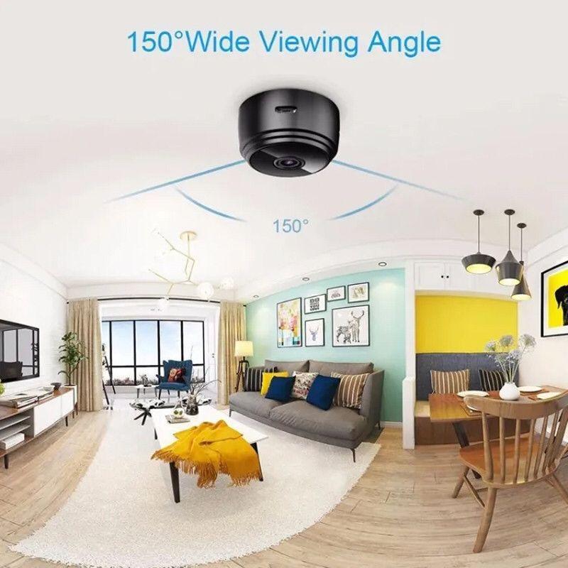 WiFi Remote Surveillance Camera Black ABS Lightweight