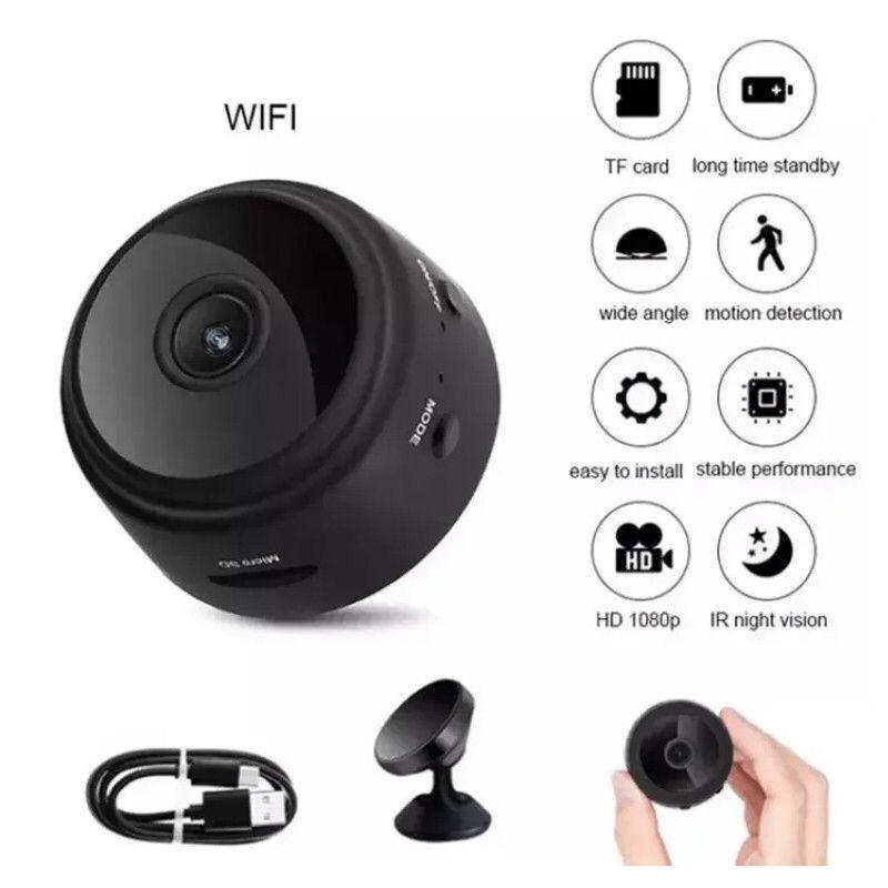 WiFi Remote Surveillance Camera Black ABS Lightweight