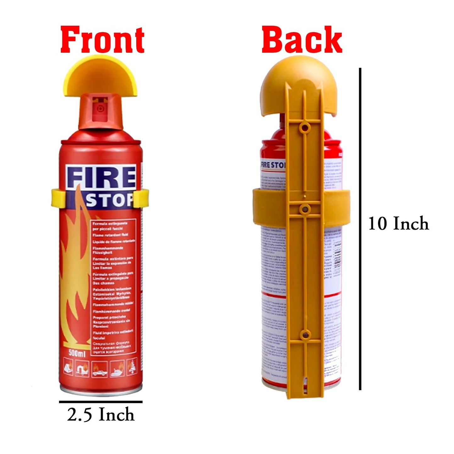 500ml Foam Fire Extinguisher Spray Home Kitchen Car Safety