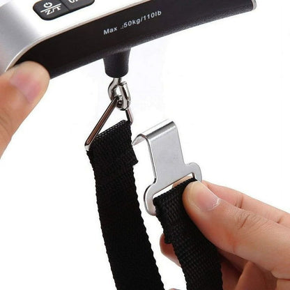 Portable Digital Luggage Scale LCD Display Travel Weight Measure
