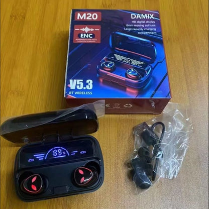M20 TWS Wireless Earbuds – Bluetooth 5.3 With Noise Cancelling