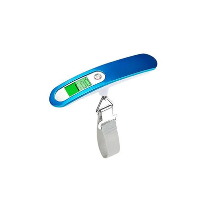 Digital Luggage Scale 50kg Portable Travel Weighing Scale Silver