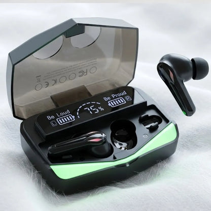 M28 Wireless Earbuds Black Bluetooth 5.3 with LED Display