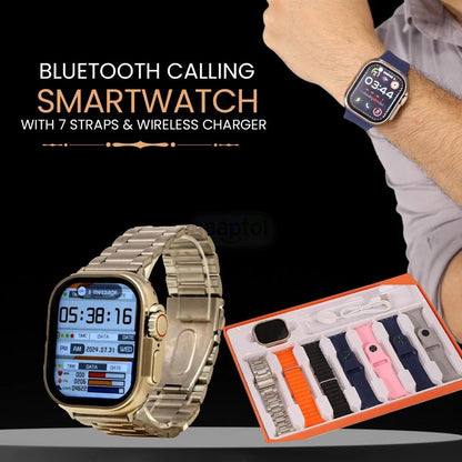 7-in-1 Smart Watch with Heart Rate & Blood Pressure Monitor