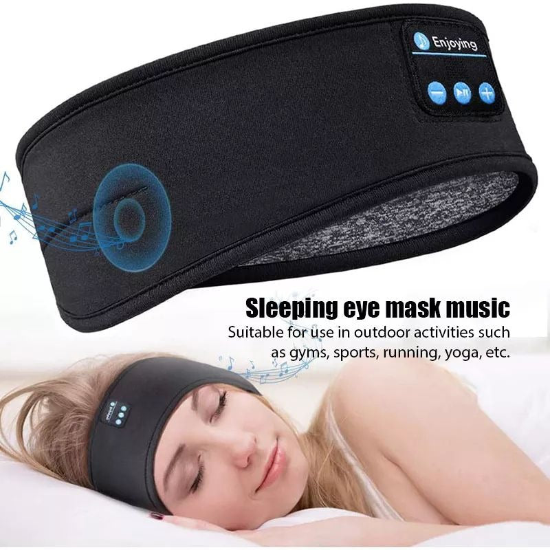 Wireless Bluetooth Sleep Headband – Sports Music Headphones With Built-in Mic