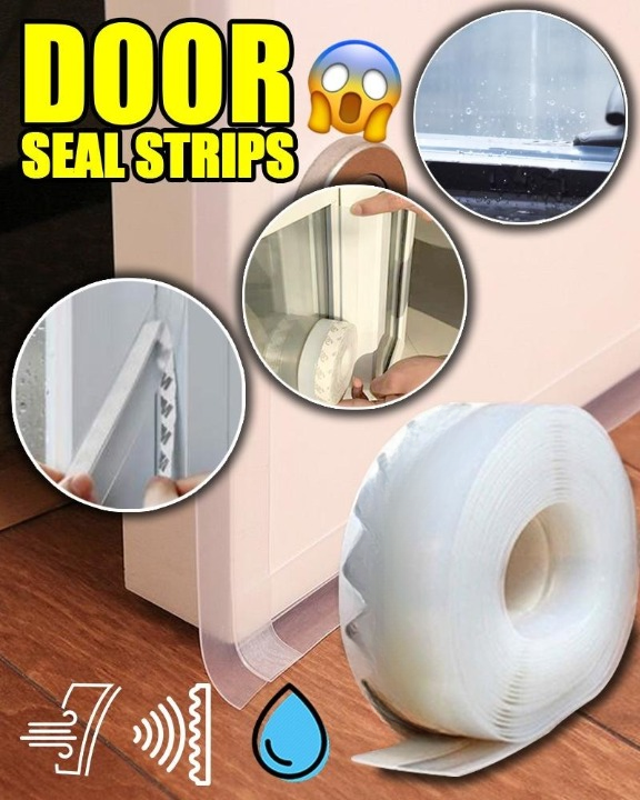 2M Self-Adhesive Door Window Seal Strip Soundproof Weatherproof Tape