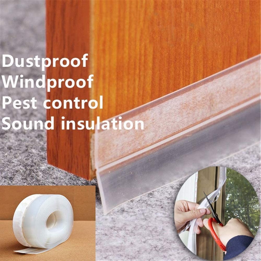 2M Self-Adhesive Door Window Seal Strip Soundproof Weatherproof Tape