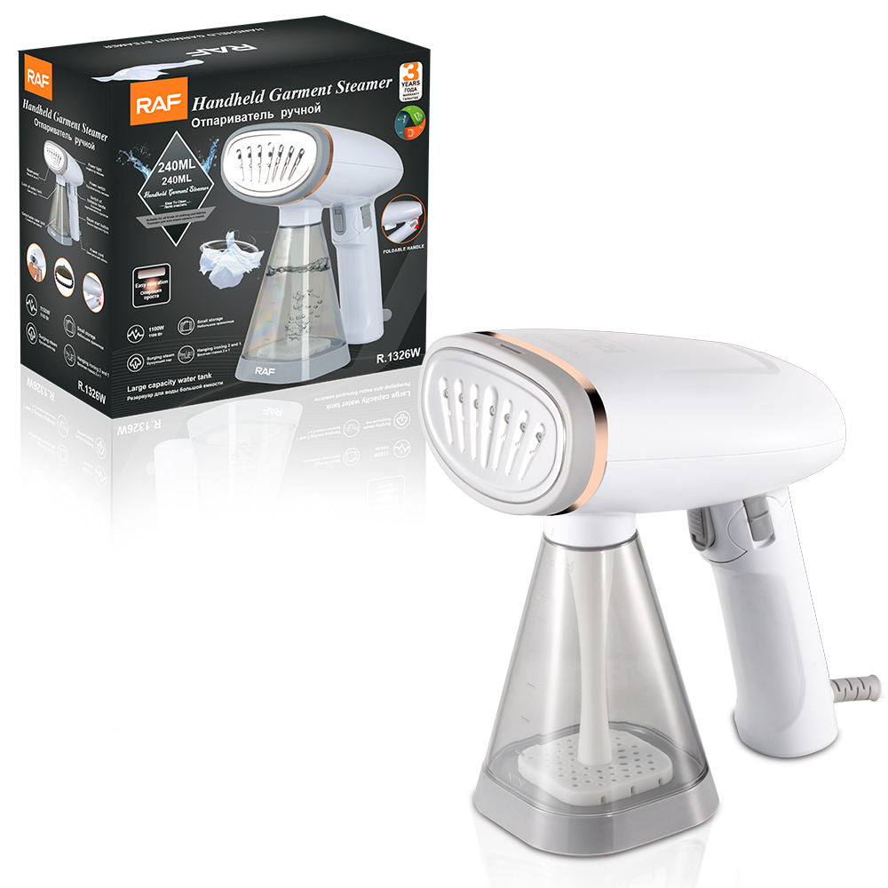 RAF Handheld Garment Steamer Iron 240ML Portable Foldable