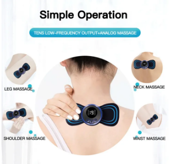 Pulse Neck Pain Relief EMS Butterfly Mini Body Massager