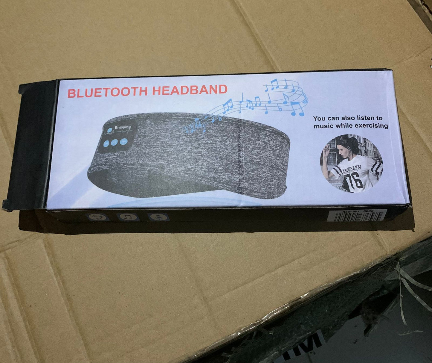Wireless Bluetooth Sleep Headband – Sports Music Headphones With Built-in Mic