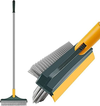 120° Rotatable Floor Brush Bathroom Tile Window Scrubber 2-in-1