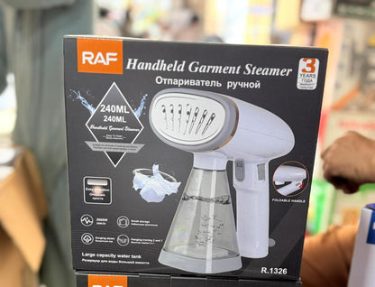 RAF Handheld Garment Steamer Iron 240ML Portable Foldable