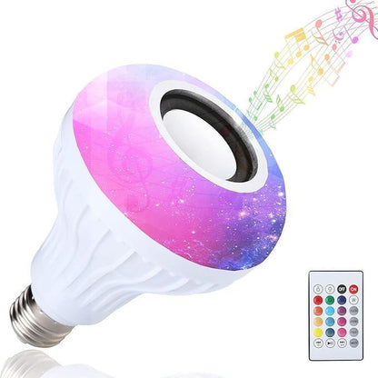 Multicolor LED Bulb with Bluetooth Speaker 12W