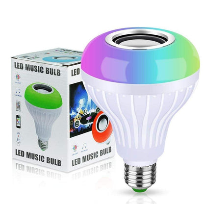 Multicolor LED Bulb with Bluetooth Speaker 12W