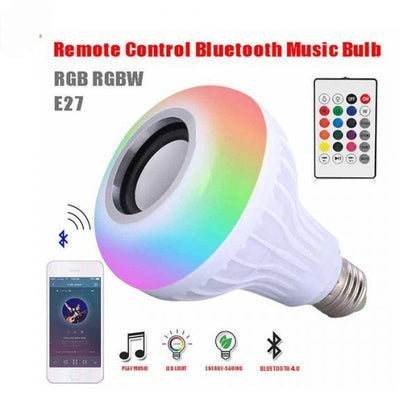 Multicolor LED Bulb with Bluetooth Speaker 12W