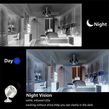 WiFi Remote Surveillance Camera Black ABS Lightweight