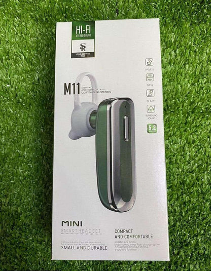 Smart Bluetooth Headset M11 Mini Compact Comfortable Durable