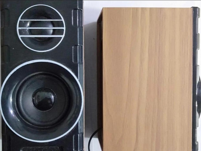 USB Woofer Speaker Black ABS Plastic Compact
