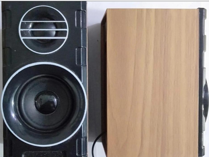 USB Woofer Speaker Black ABS Plastic Compact