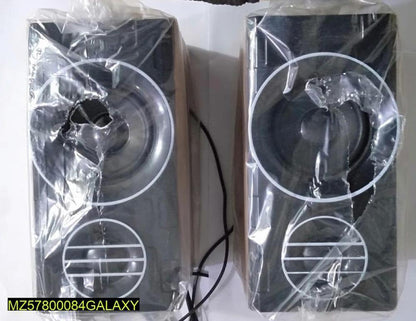 USB Woofer Speaker Black ABS Plastic Compact