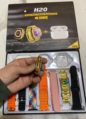 Smartwatch Set Gold Black Orange Pink Waterproof Bluetooth 1.0