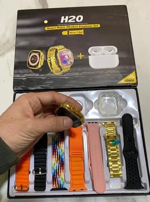 Smartwatch Set Gold Black Orange Pink Waterproof Bluetooth 1.0