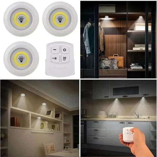 Rechargeable LED Light Set with Wireless Remote Control Included