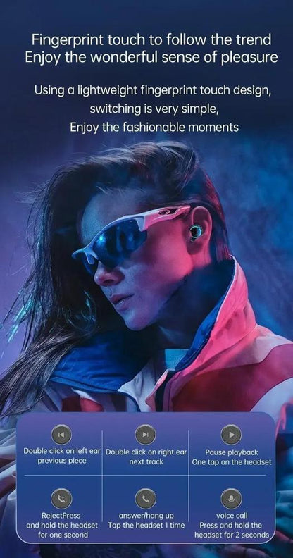 Gaming Earbuds HD Sound Black Blue Bluetooth 5.1