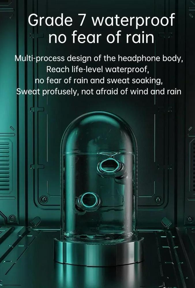 Gaming Earbuds HD Sound Black Blue Bluetooth 5.1