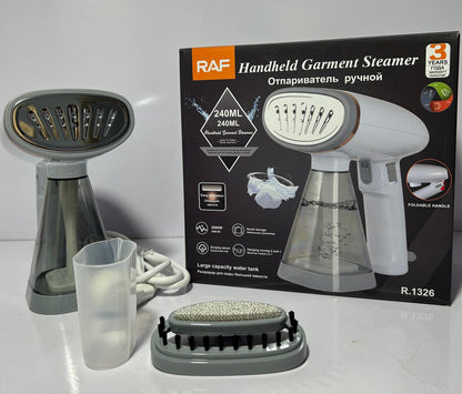 RAF Handheld Garment Steamer Iron 240ML Portable Foldable
