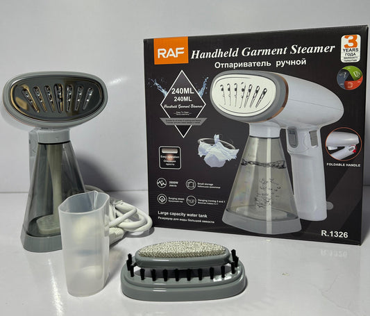RAF Handheld Garment Steamer Iron 240ML Portable Foldable