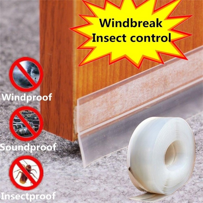 2M Self-Adhesive Door Window Seal Strip Soundproof Weatherproof Tape