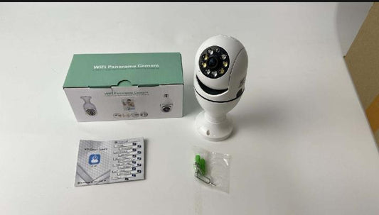 360 View Security Camera White ABS Plastic