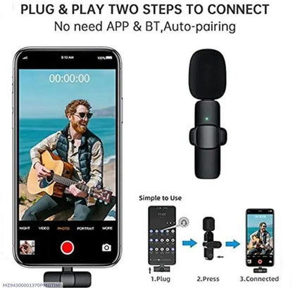 Wireless Type-C Mic for Vlogging & Streaming