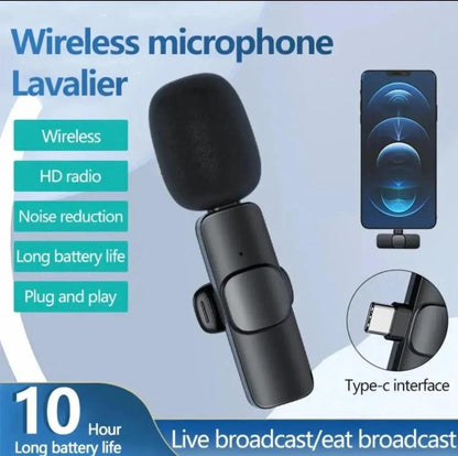 Wireless Type-C Mic for Vlogging & Streaming