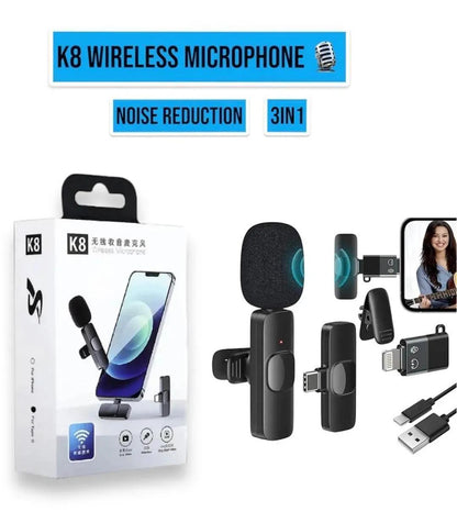 Wireless Type-C Mic for Vlogging & Streaming